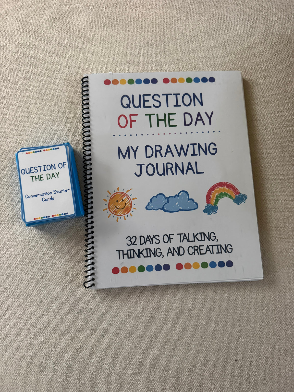 Conversation Cards + Drawing Journal