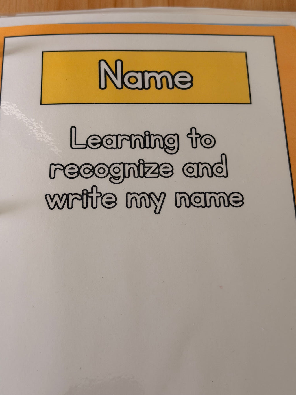 Preschool Readiness Binder