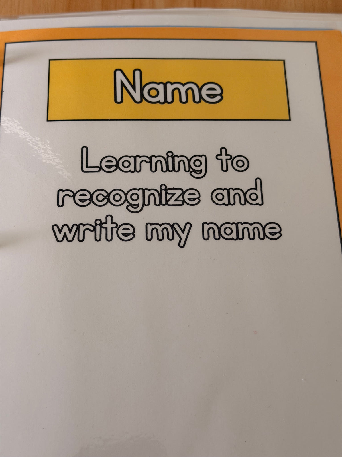 Preschool Readiness Binder