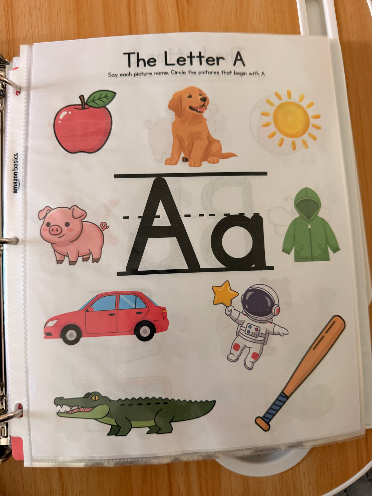 Preschool Readiness Binder