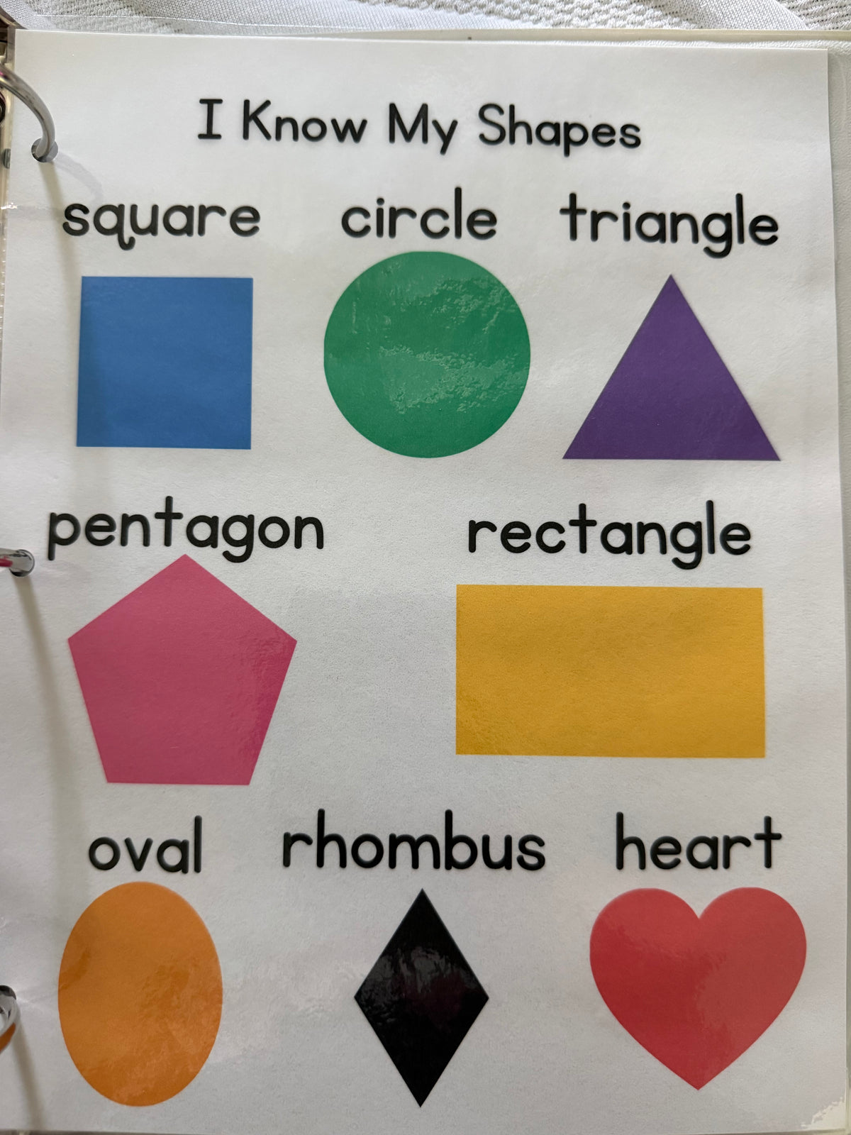 Preschool Readiness Binder