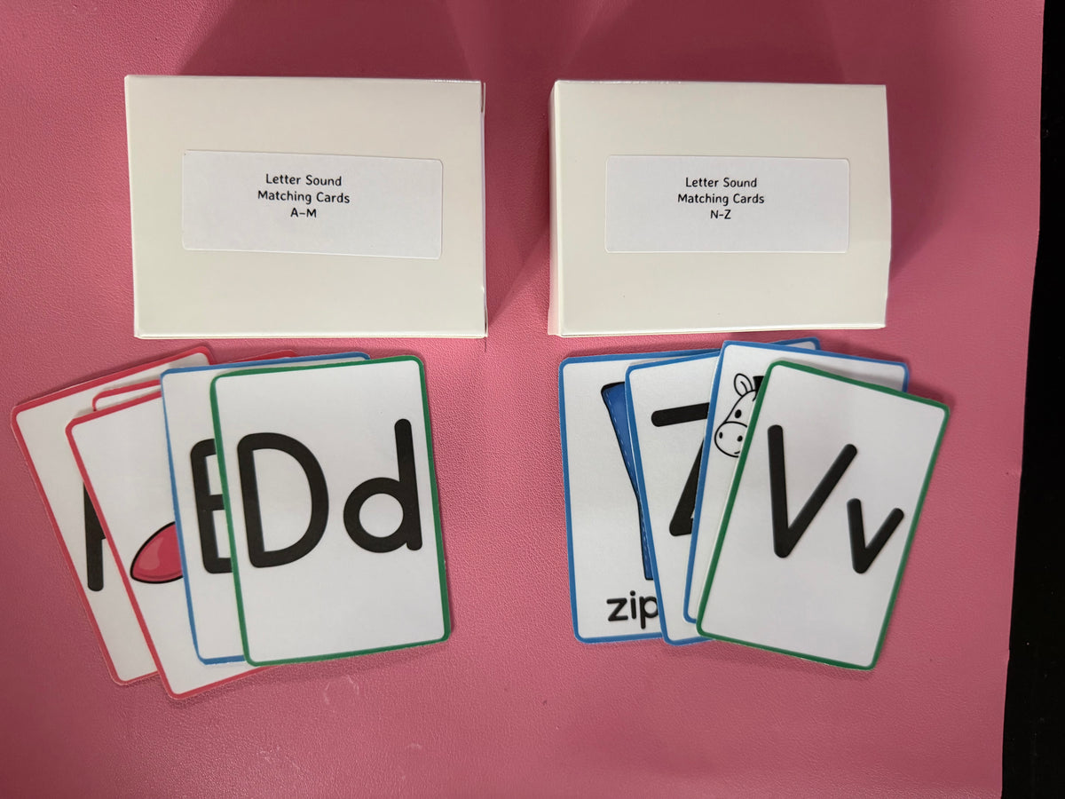 Letter Sound Matching Cards A–Z | 80 Reusable Learning Cards
