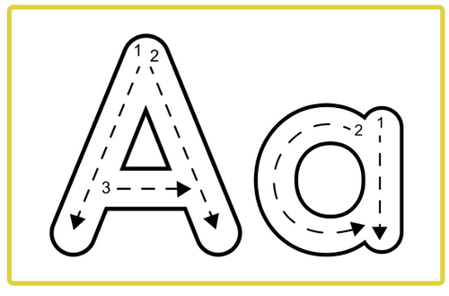 Letter Formation Cards | Uppercase & Lowercase Alphabet | Preschool & Kindergarten Handwriting Practice