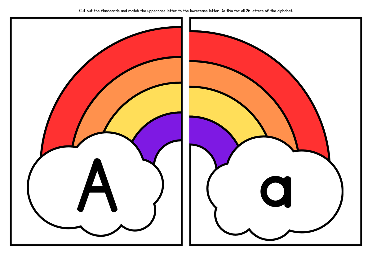 Uppercase & Lowercase Letter Matching Activity