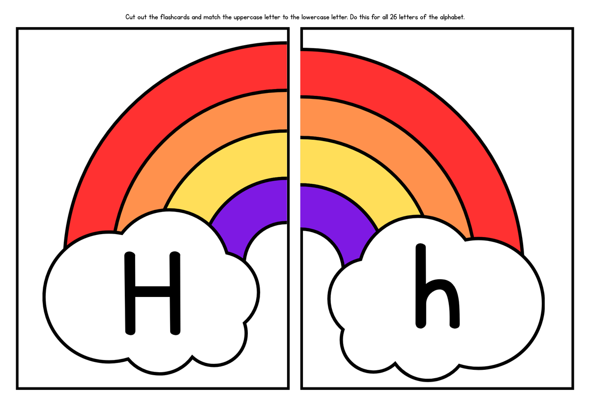 Uppercase & Lowercase Letter Matching Activity
