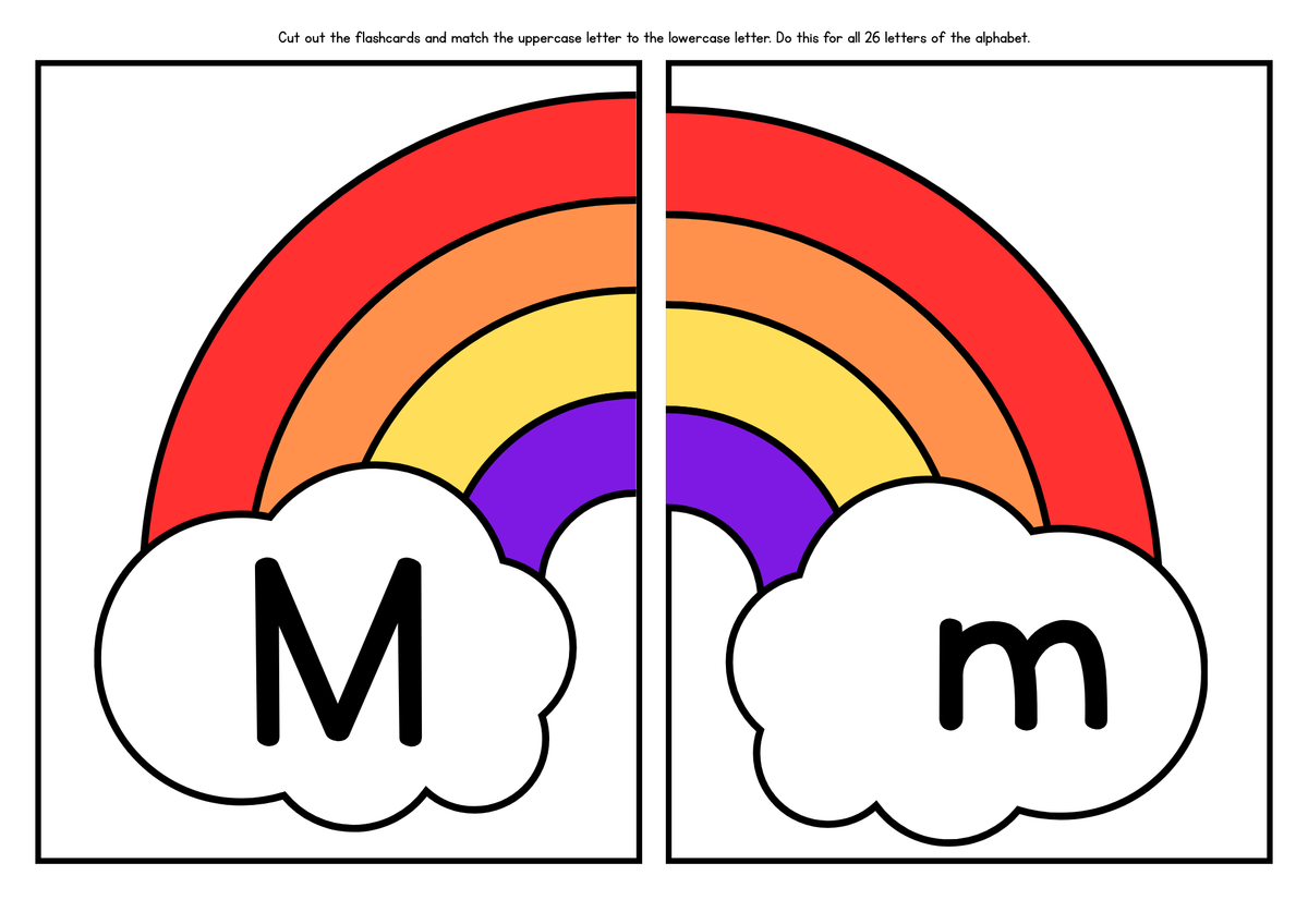 Uppercase & Lowercase Letter Matching Activity